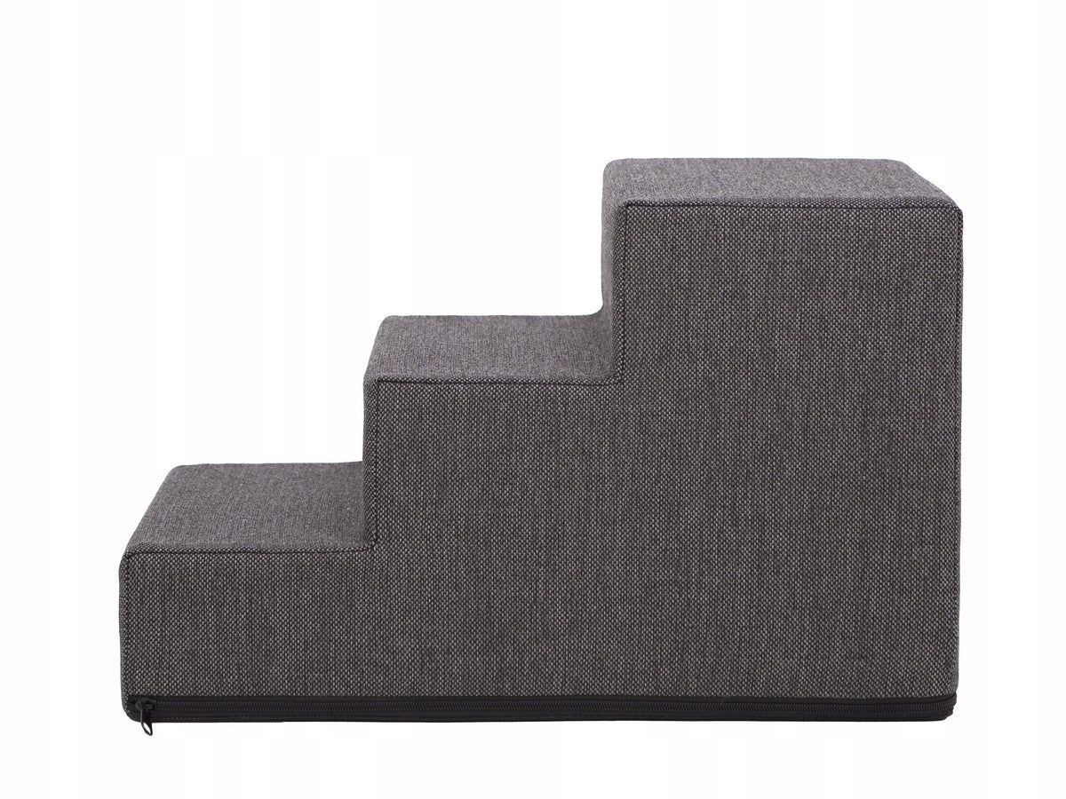 MULTIPACK 2 X DOG STAIRS DOGGY 3-STAGE GREY 30 CM Maximum load 15 kg