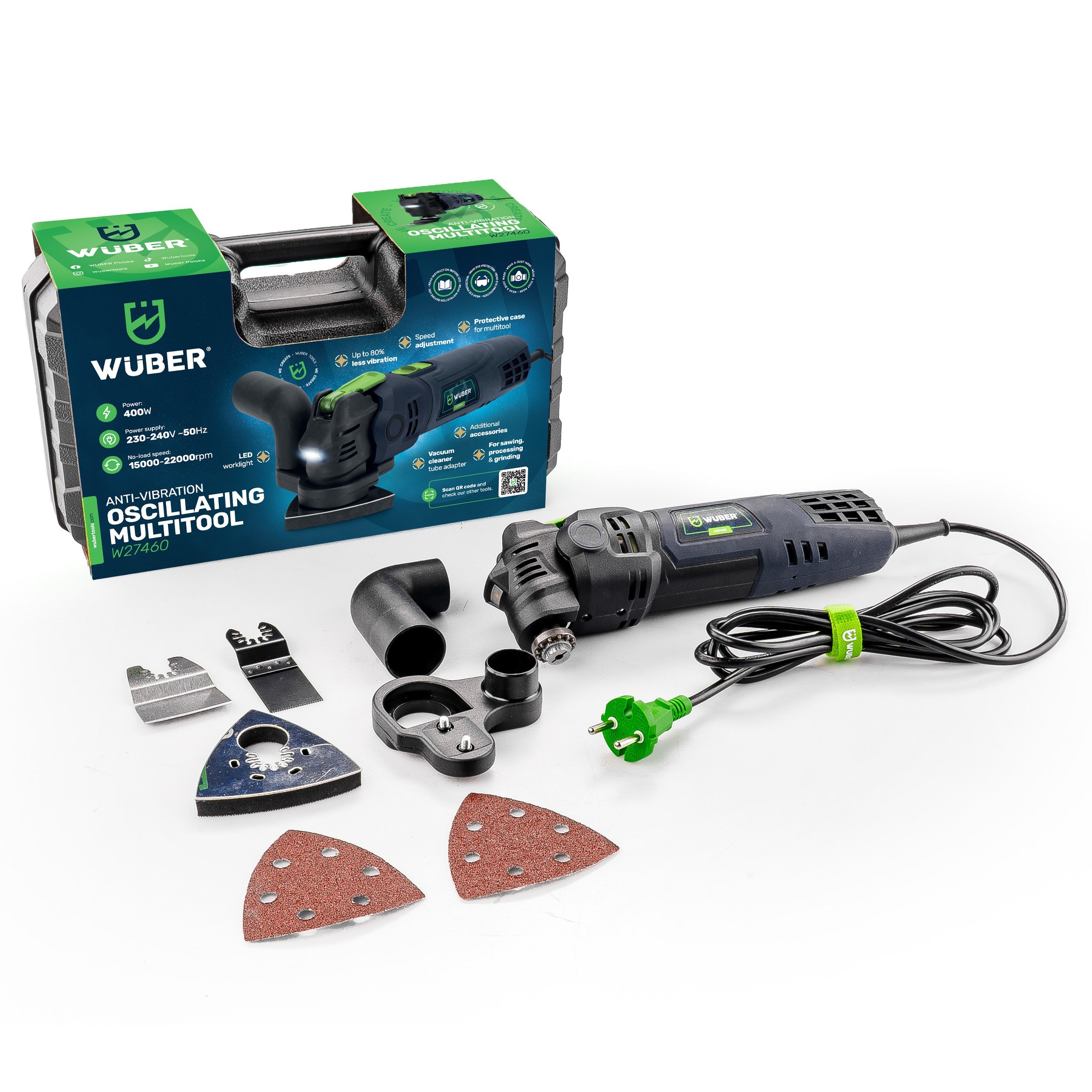 MULTITOOL OSCILLATING MULTITOOL RENOVATOR 400W 22000RPM 3IN1 Packaging status original