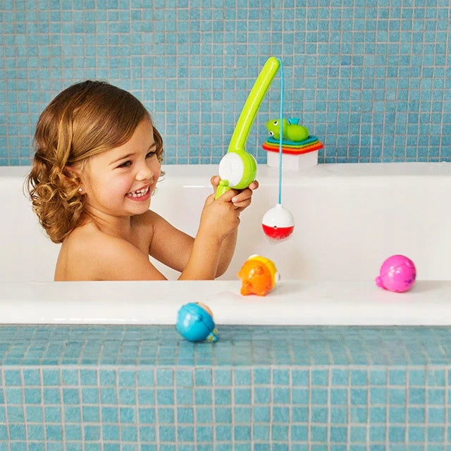 MUNCHKIN BATH TOY FISHING ROD + 3 FISH FISHING WITH MAGNET FOR CHILDREN Manufacturer code 01168402