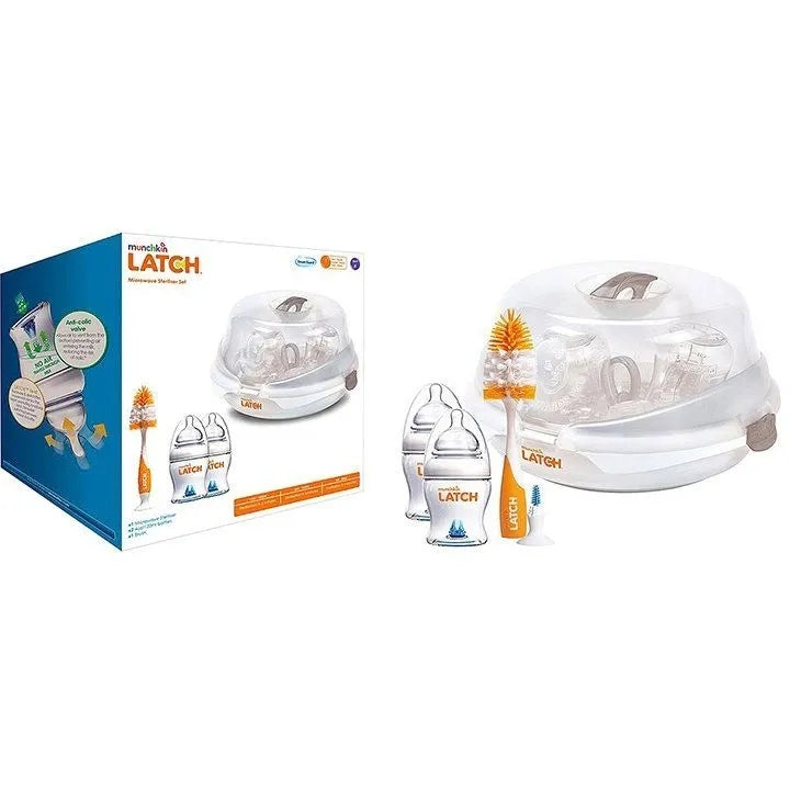 MUNCHKIN LATCH 120ml Microwave Sterilizer Bottle Set, 2 Pack Medical device no