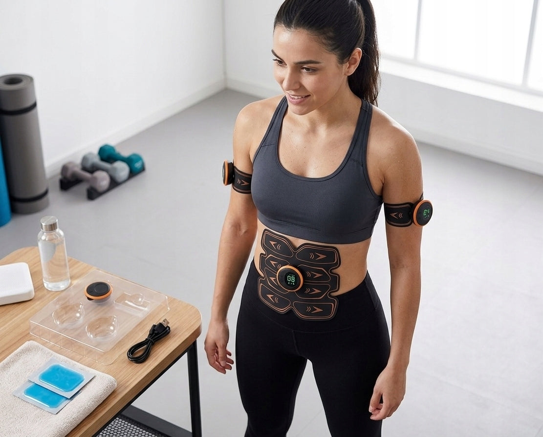 MUSCLE ELECTROSTIMULATOR EMS WIRELESS MUSCLE STIMULATOR Manufacturer code Elektrostymulator EMS
