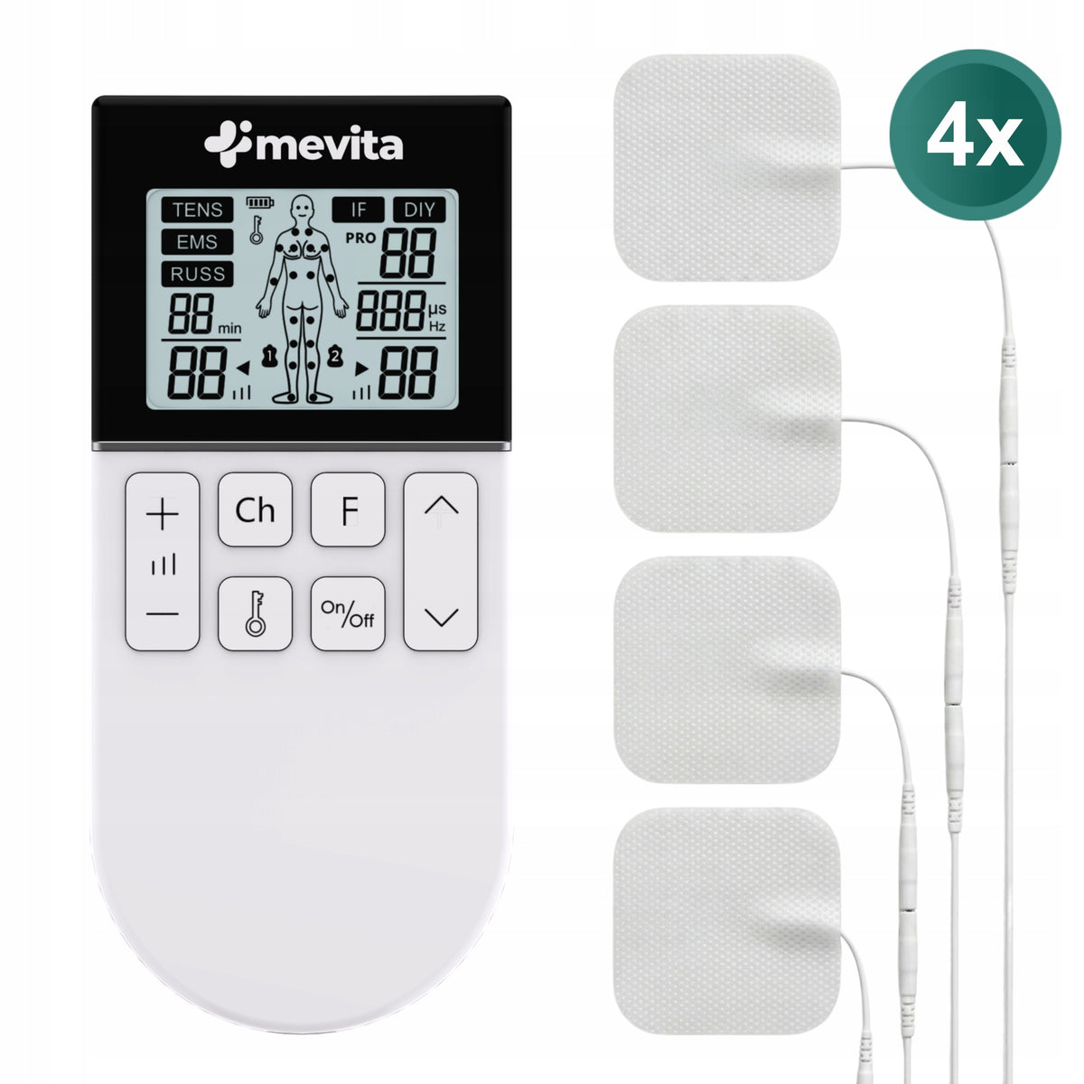MUSCLE ELECTROSTIMULATOR TENS EMS MASSAGE ELECTROTHERAPY STIMULATION 5IN1 Packaging status original