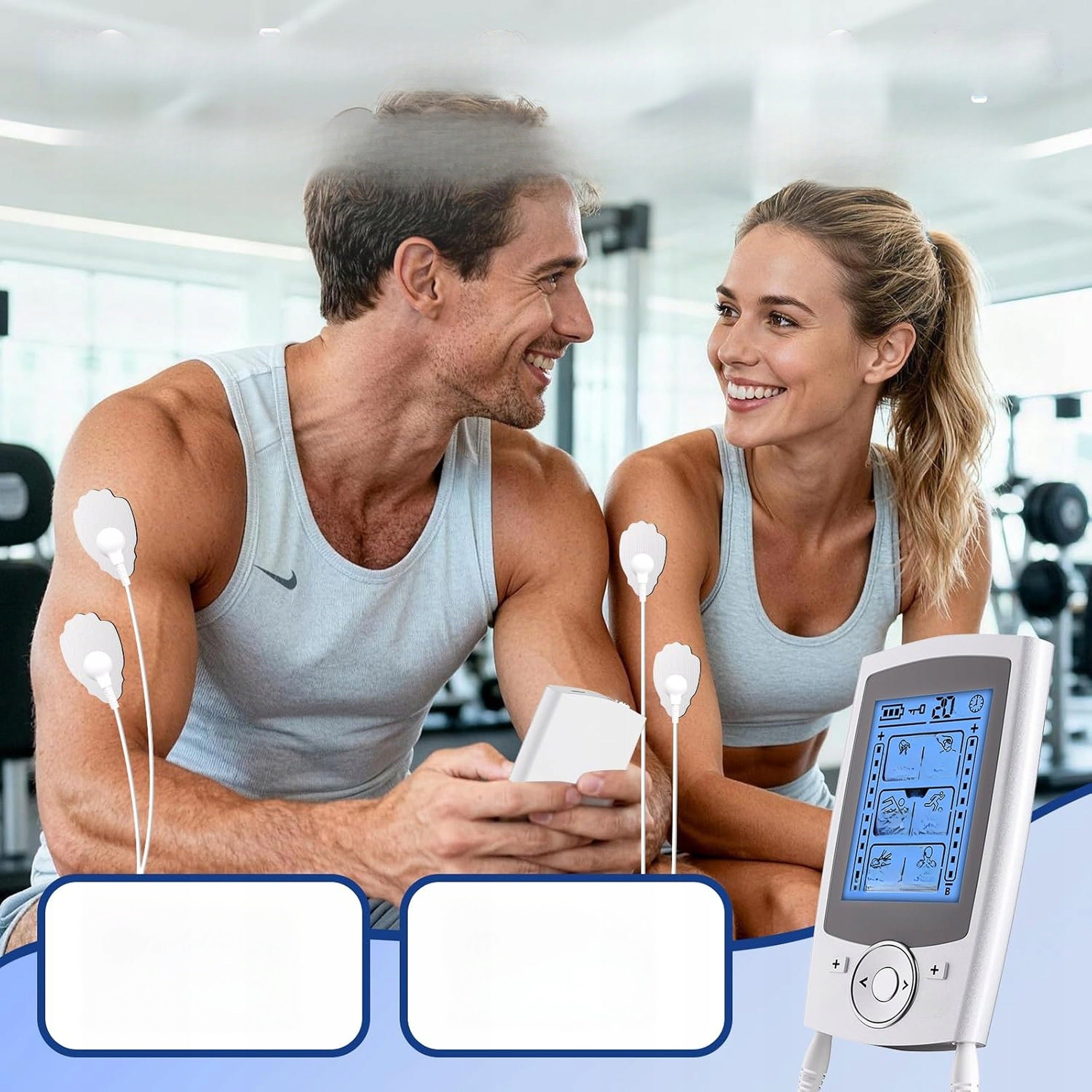 MUSCLE ELECTROSTIMULATOR TENS EMS NECK MASSAGER LEG ARMS Brand no brand