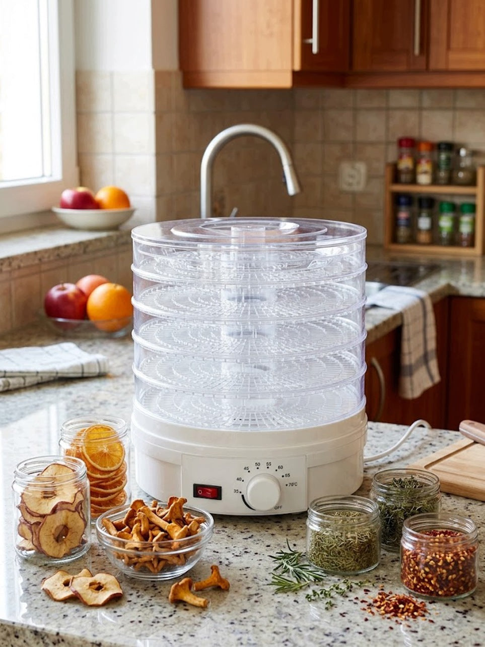 MUSHROOM DRYER FRUIT VEGETABLES HERBS FOOD STRONG 350W LARGE XXL 5 SIT Manufacturer code KM6002387-1