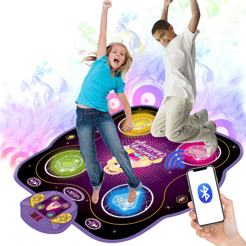 MUSIC DANCE MAT FOR CHILDREN INTERACTIVE LED BLUETOOTH Minimum kid's age 3
