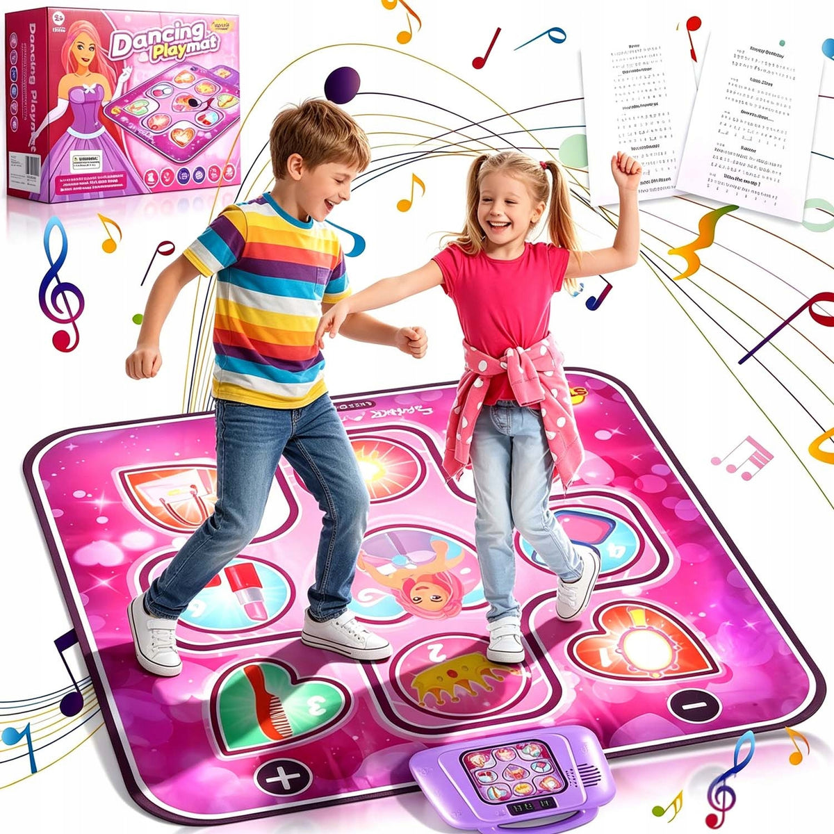 MUSIC DANCE MAT FOR KIDS WITH BLUETOOTH PERFECT GIFT