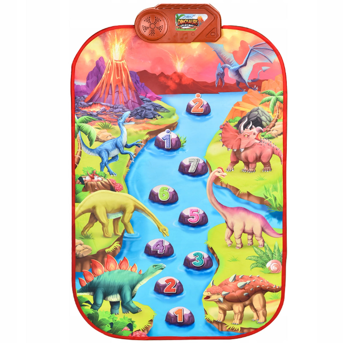MUSIC MAT 86CM SOUNDS INTERACTIVE PIANO SOUNDS DINOSAURS WOOPIE Manufacturer code 53385