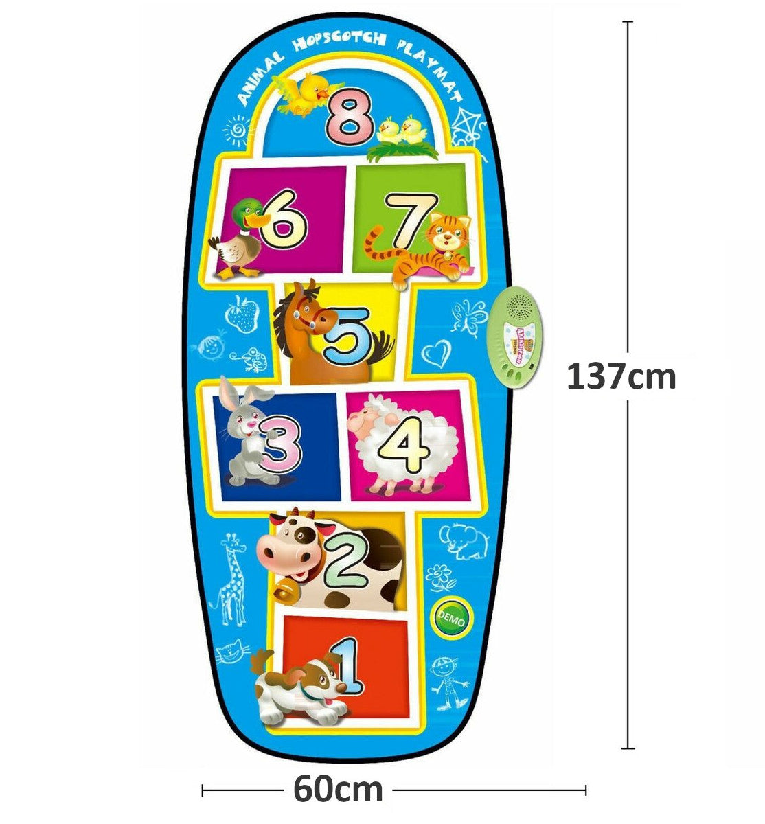 MUSIC MAT DANCE INTERACTIVE ANIMALS MELODIES TOY FOR CHILDREN Kid's age 3＋ years