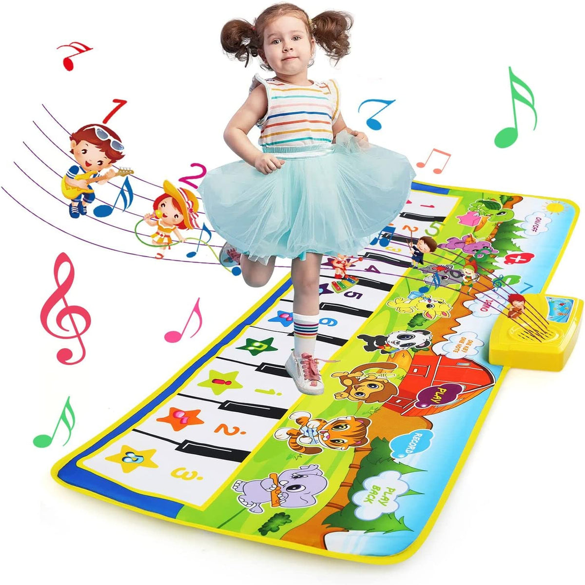 MUSIC MAT DANCING DANCE GAME ANIMALS