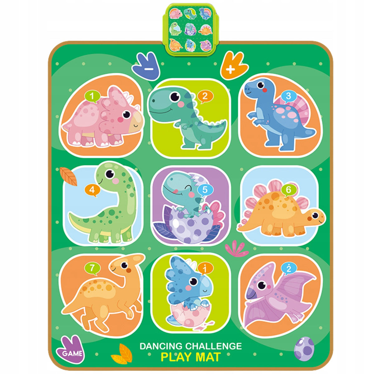 MUSIC MAT FOR DANCING INTERACTIVE EDUCATIONAL ANIMALS SOUND LED