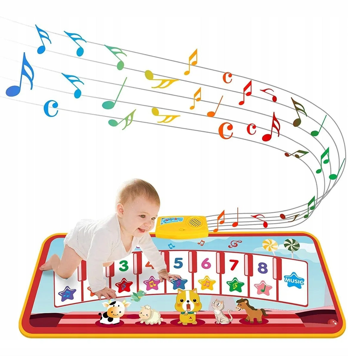 MUSIC MAT FOR DANCING INTERACTIVE FOR CHILDREN PIANO AnimalS Manufacturer code 757-01A