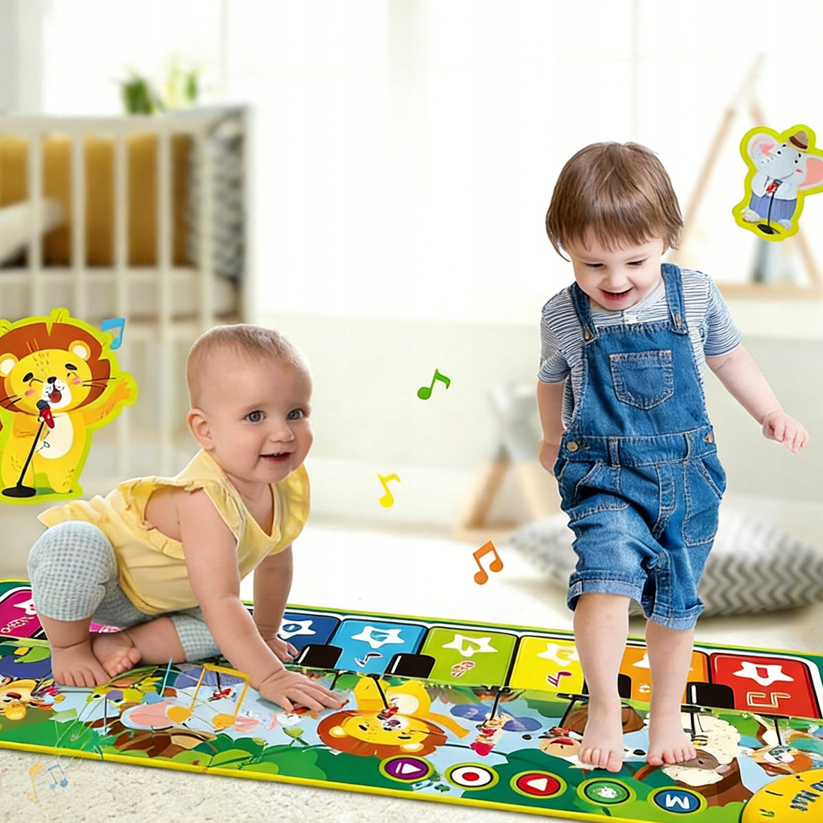 MUSIC MAT FOR DANCING LARGE DANCE GAME INTERACTIVE PIANO CHILDREN Brand Bedee