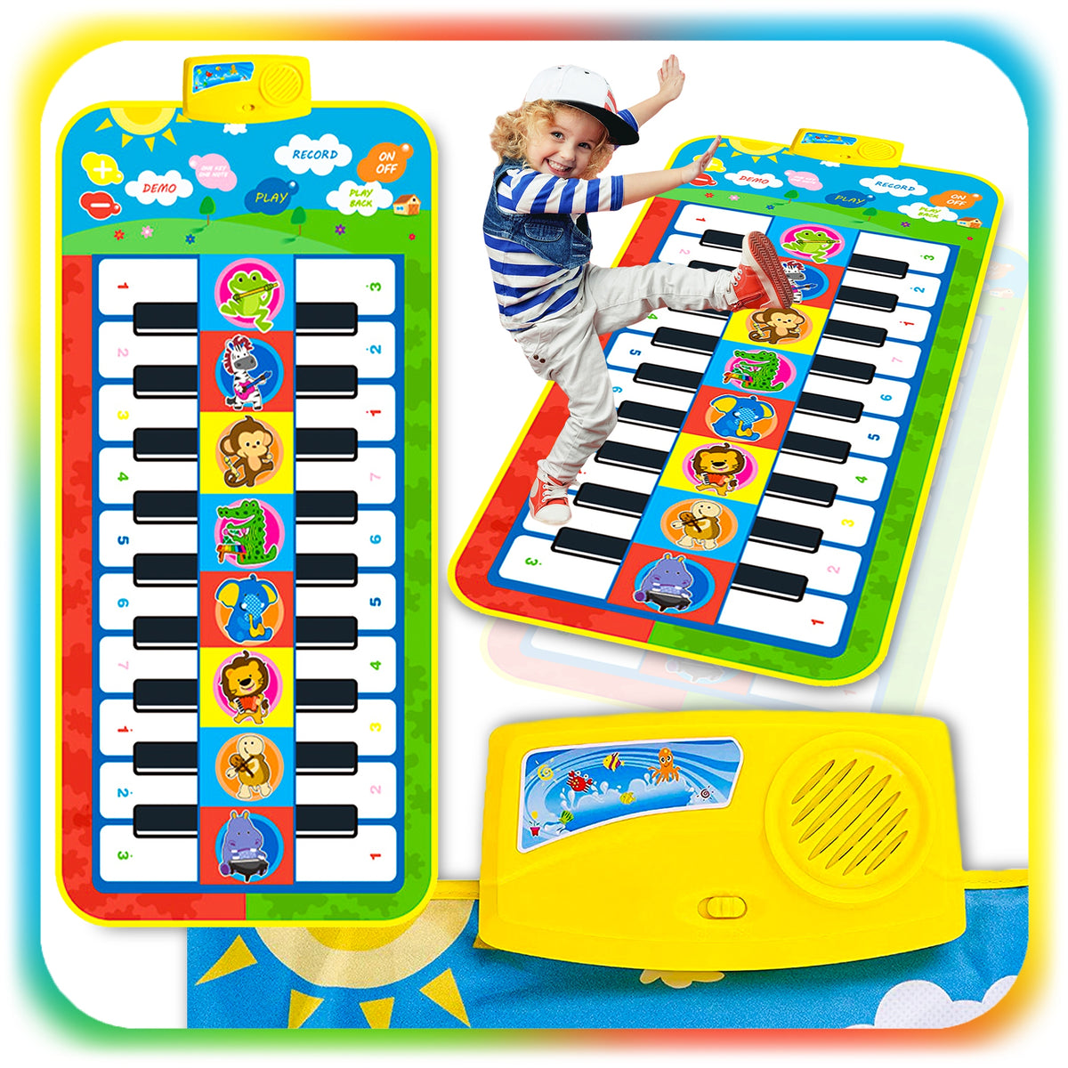 MUSIC MAT FOR DANCING PIANO EDUCATIONAL GAME DANCE INTERACTIVE Packaging status original