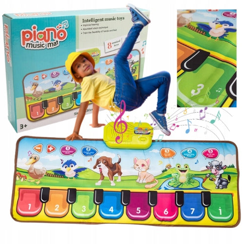 MUSIC MAT INTERACTIVE EDUCATIONAL PIANO FARM ANIMAL SOUND