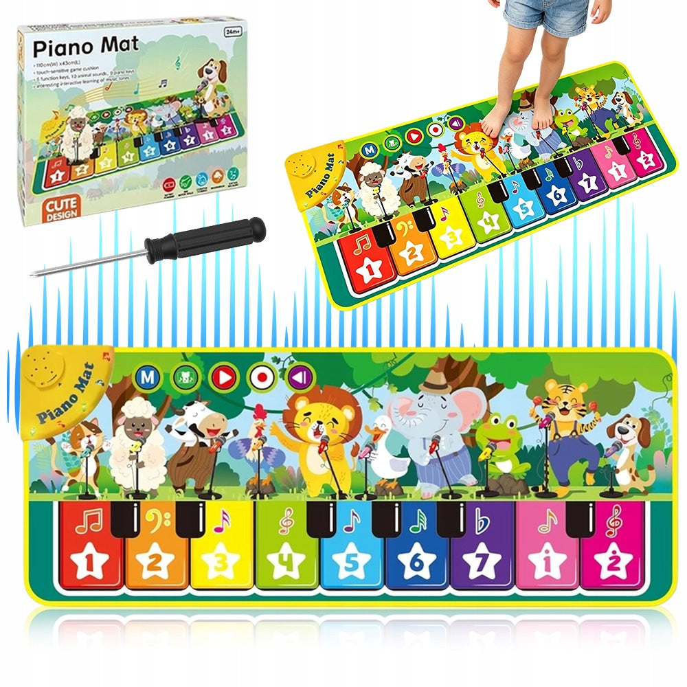 MUSIC MAT PIANO 9KEYS NON-SLIP LEARNING MUSIC TOY GIFT