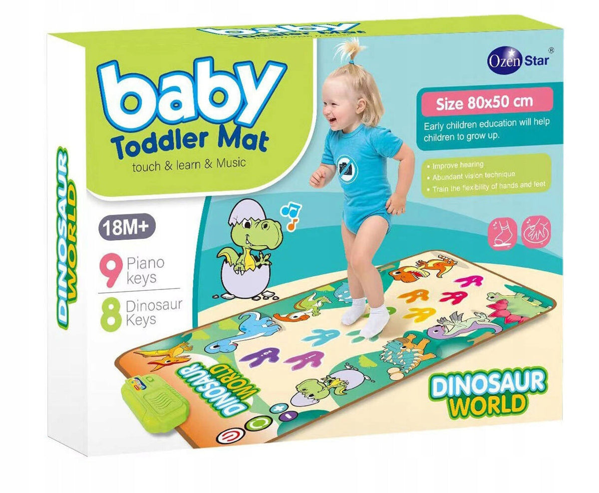 MUSICAL Dinosaur Dance Mat PIANO for Learning Dance and Sound for Kids Packaging status original