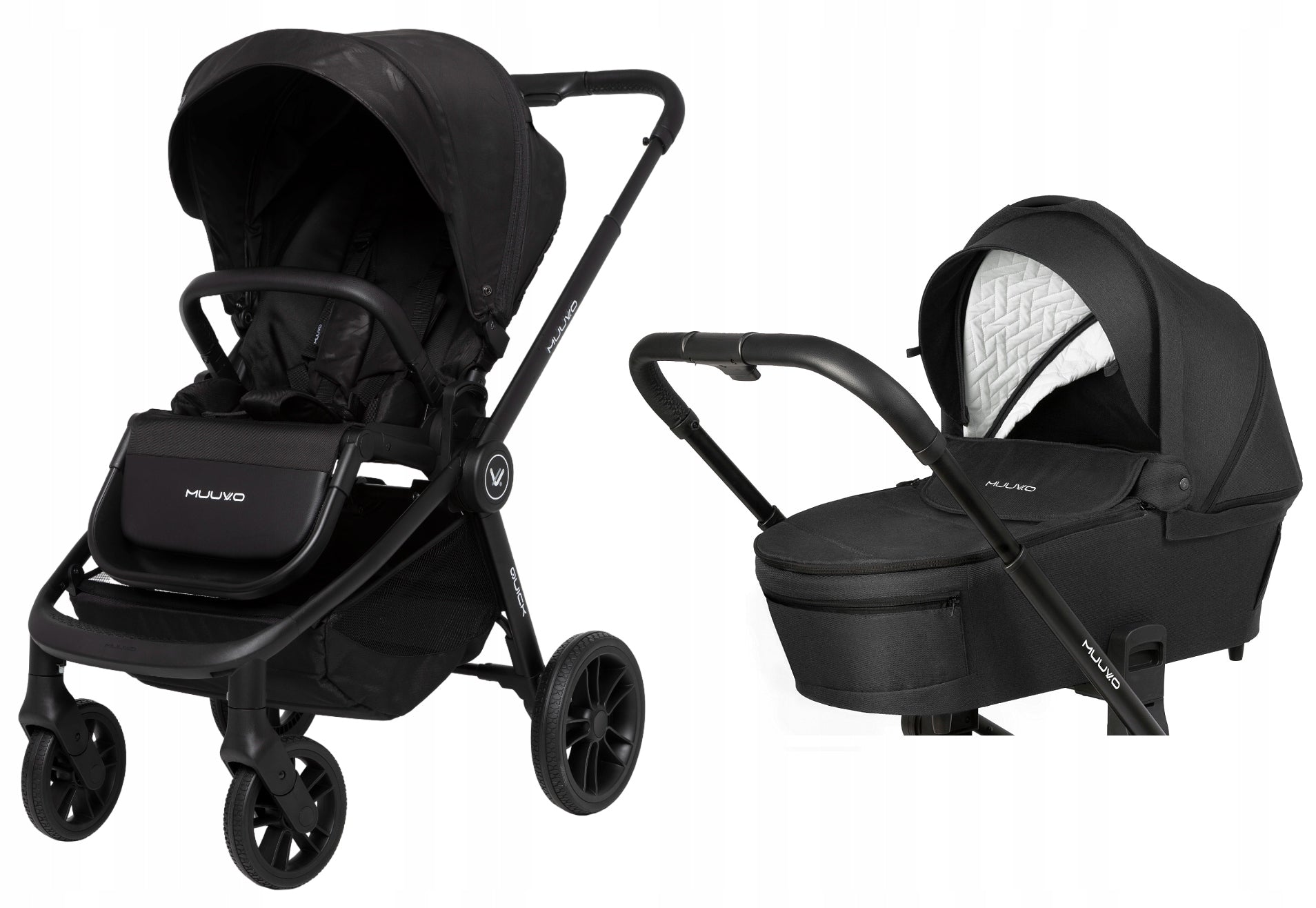 MUUVO MULTIFUNCTIONAL STROLLER 2in1: STROLLER QUICK BASIC GONDOLA 3.0 STANDARD Manufacturer code 55286 + 50395