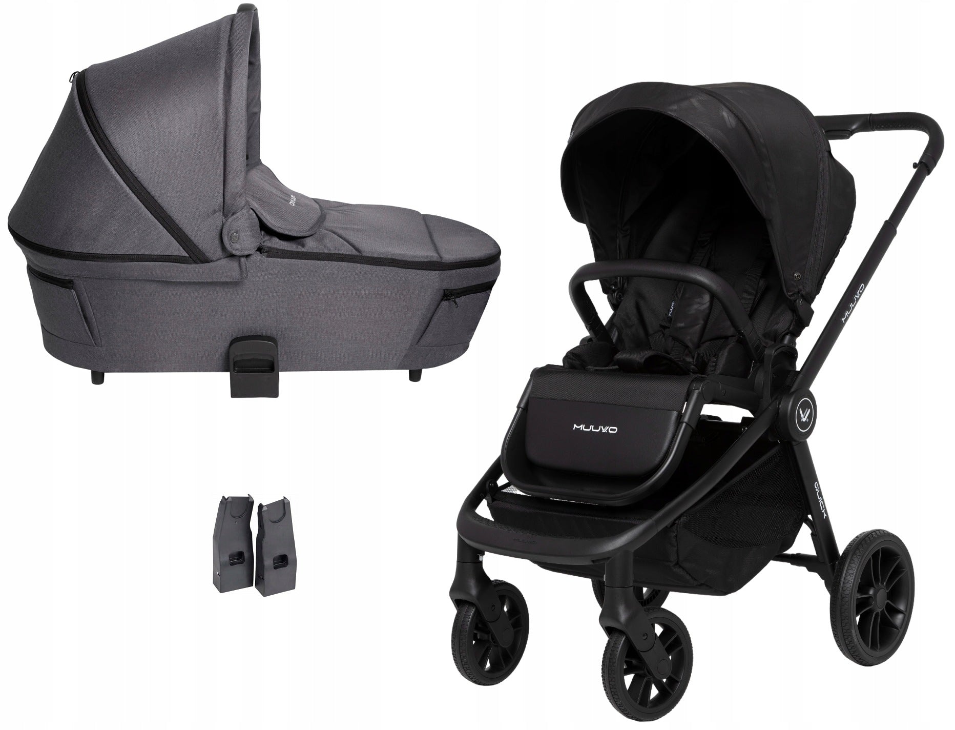 MUUVO STROLLER QUICK BASIC GONDOLA QUICK 3.0 SLEEPING BAG ADAPTERS
