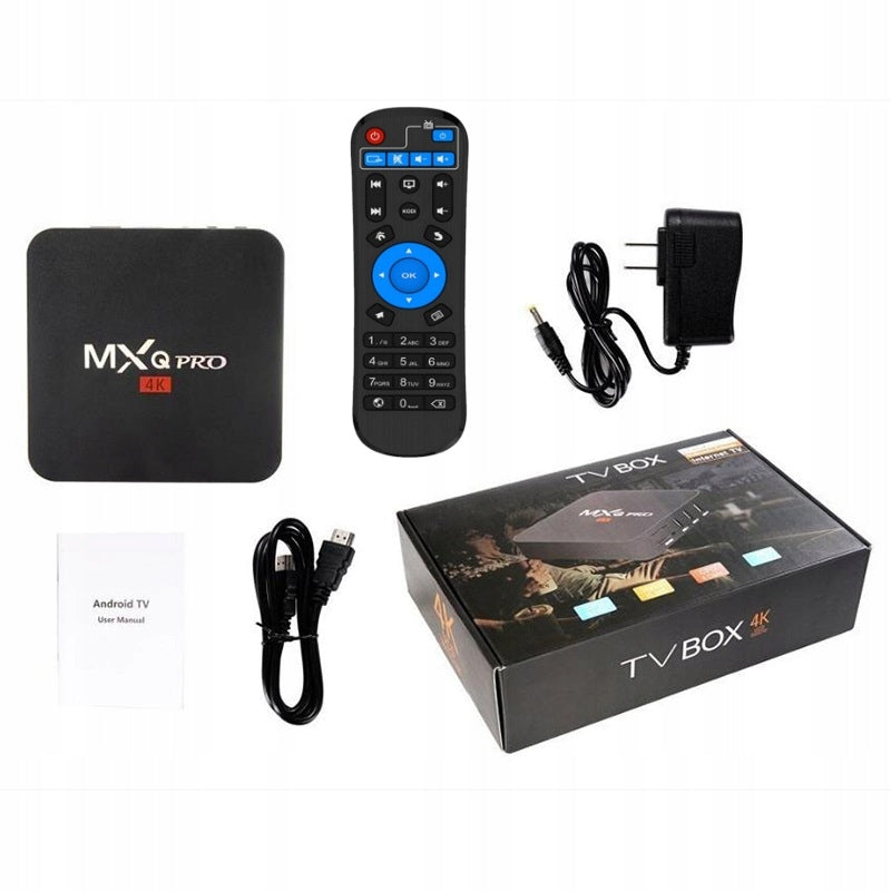 MXQ PRO TV Box 2GB/16GB Smart Menu EN Android 15 Packaging status original