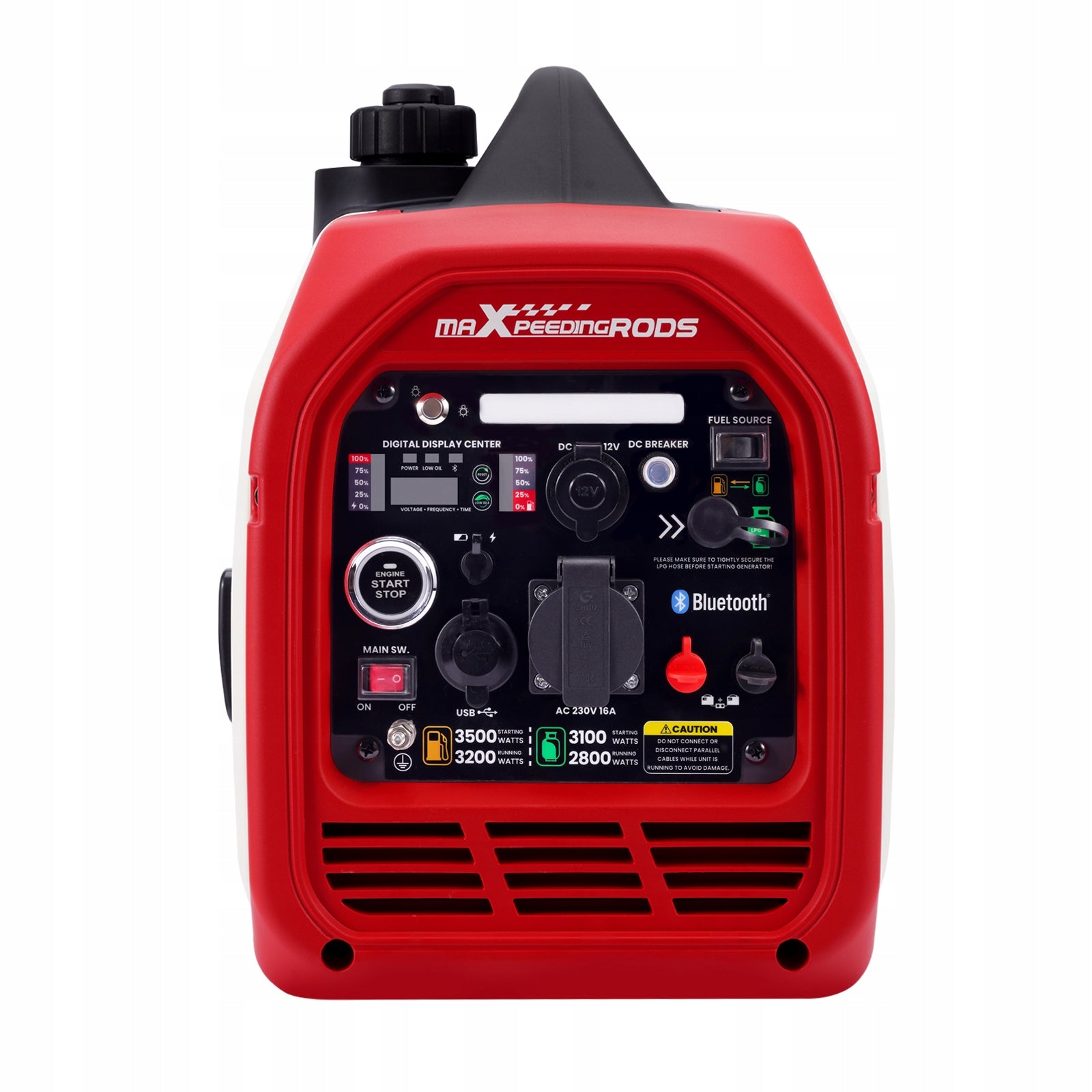 MXR4000GT LPG generator set Petrol Bluetooth MaXpeedingrods Batteries included yes
