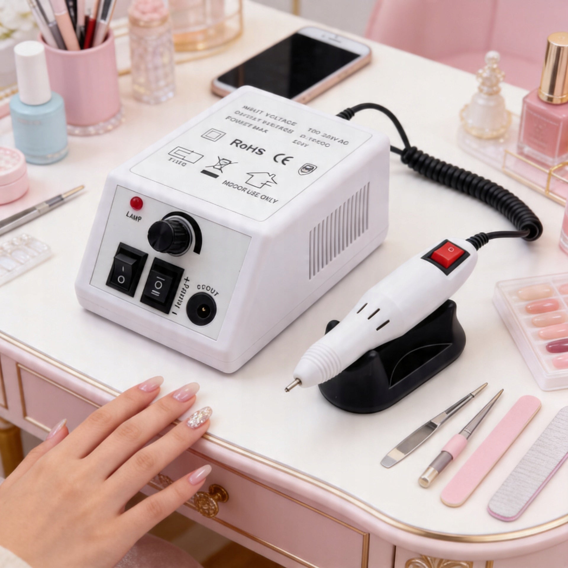 MXRO-2000 Network 15 W 20000 RPM Manicure Pedicure Packaging status original