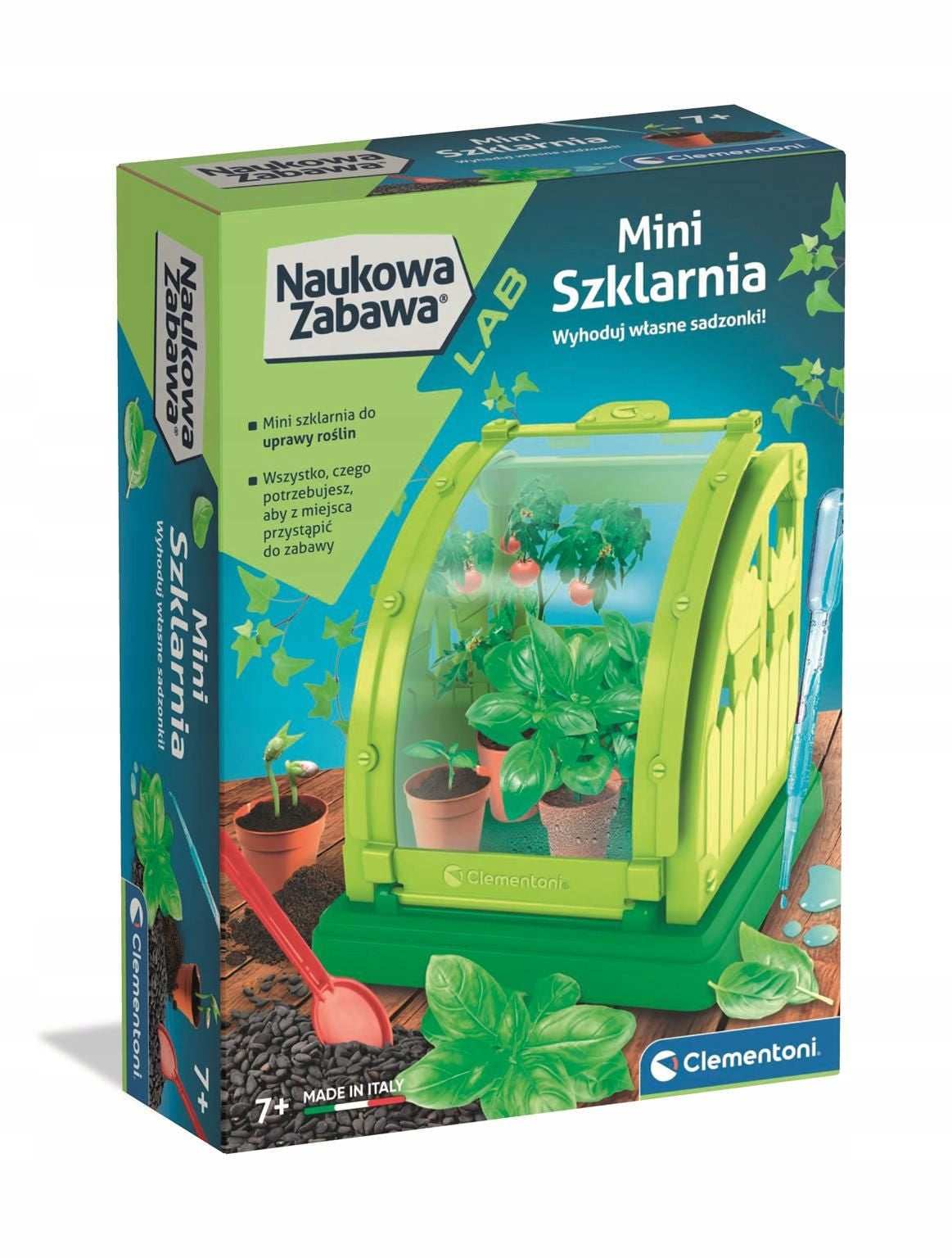 MY FIRST MINI GREENHOUSE ECOLOGICAL SCIENTIFIC FUN CHILDREN CLEMENTONI Packaging status original