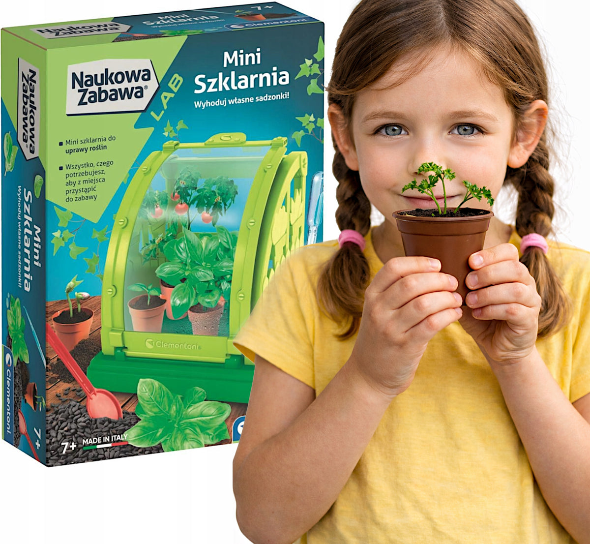 MY FIRST MINI GREENHOUSE ECOLOGICAL SCIENTIFIC FUN CHILDREN CLEMENTONI