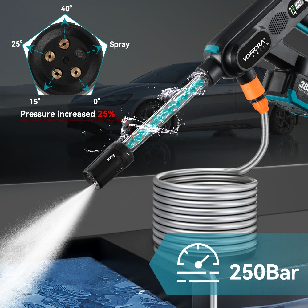 MYJKA CIŚNIENIOWA AKUMULATOROWA OGRODOWA BEZPRZEWODOWA 2AKUMULATORY ZESTAW Operating pressure 150 bar