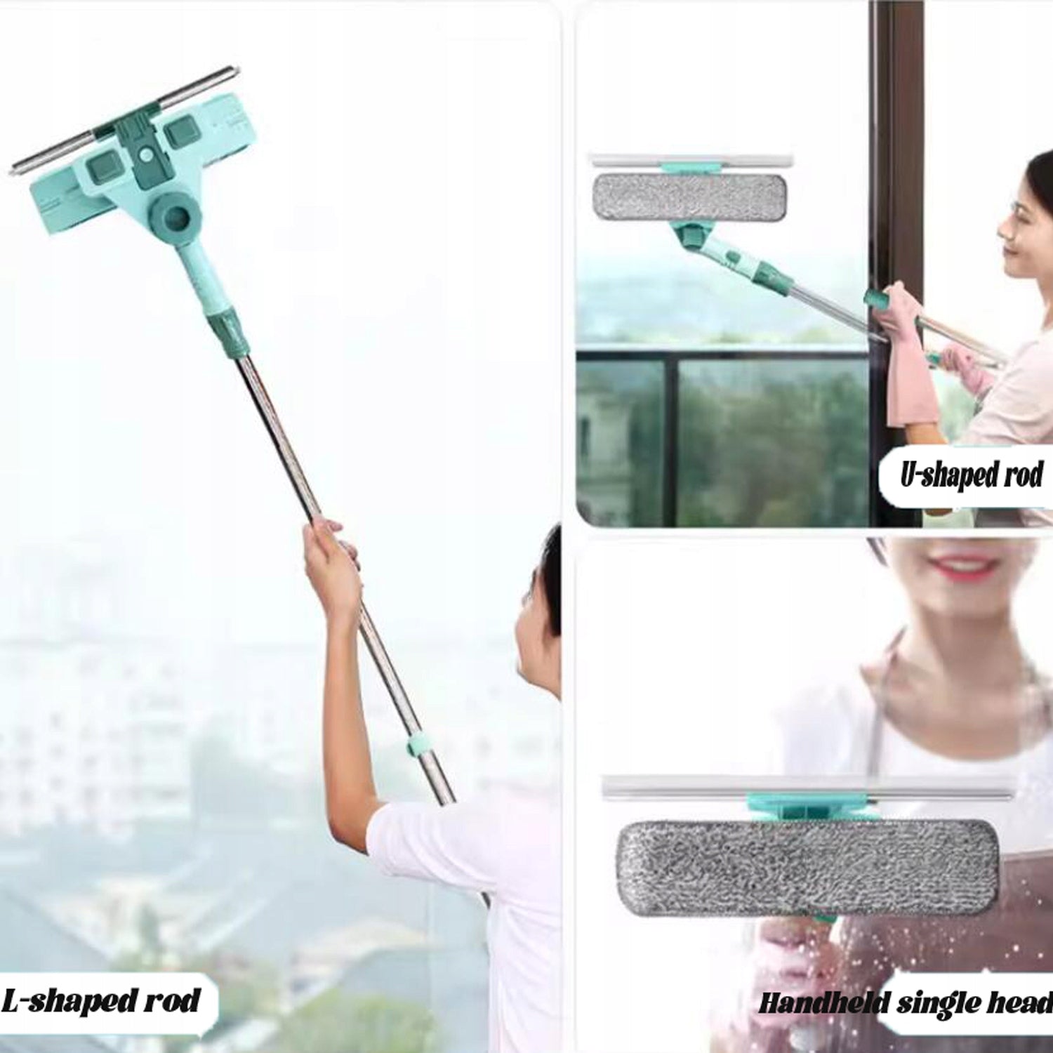 MYJKA DO SZYB ZE ŚCIĄGACZKĄ Z TELESKOPOWĄ TELESKOP TELESKOPOWA 65-145CM Brand Hooha