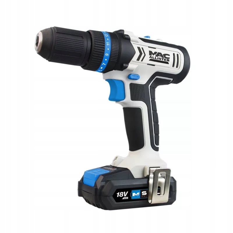 MacAllister Solo Screwdriver MCD18-LI-2 Stroke + Starter Kit 2.0Ah + Bag EAN (GTIN) 3663602798682