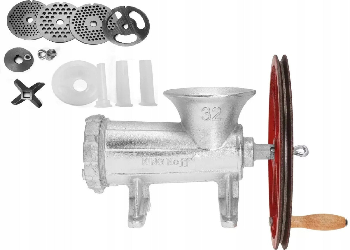 Machine 32 for Grinding Meat Funnel Wheel Stuffer 4 x SIEVE KING Hoff EAN (GTIN) 5908287214323