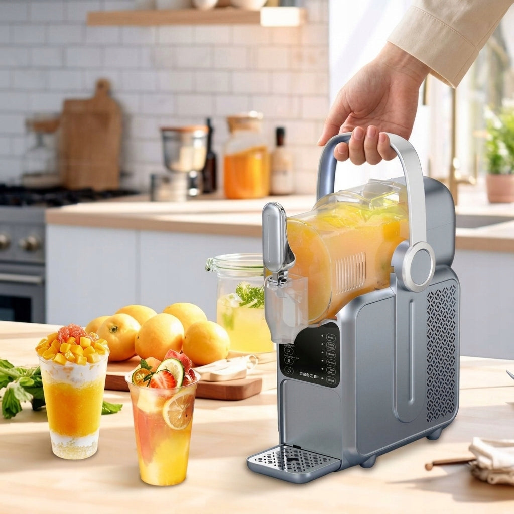 Machine for Slushy 3L Compressor 5 Programs Frozen Drink 180W Packaging status original
