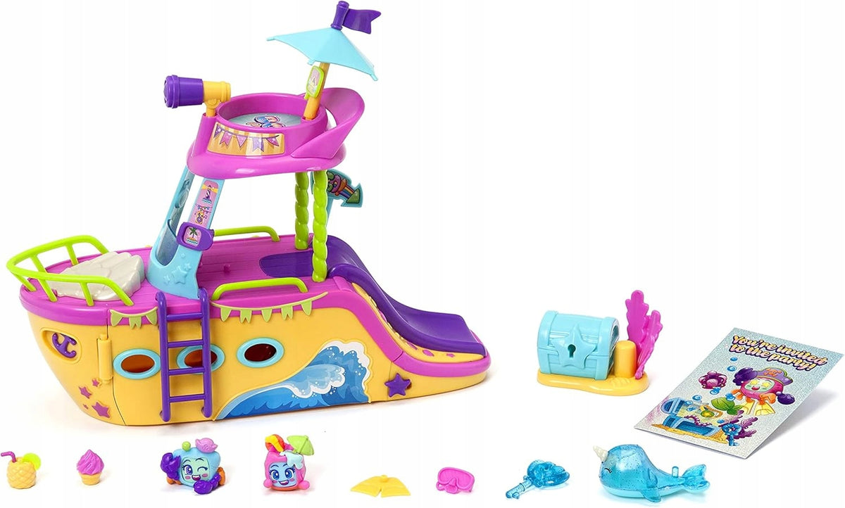 Magic Box MOJIPOPS Boat Party Set Ship With 2 Figurines Manufacturer code PMPSP112IN30