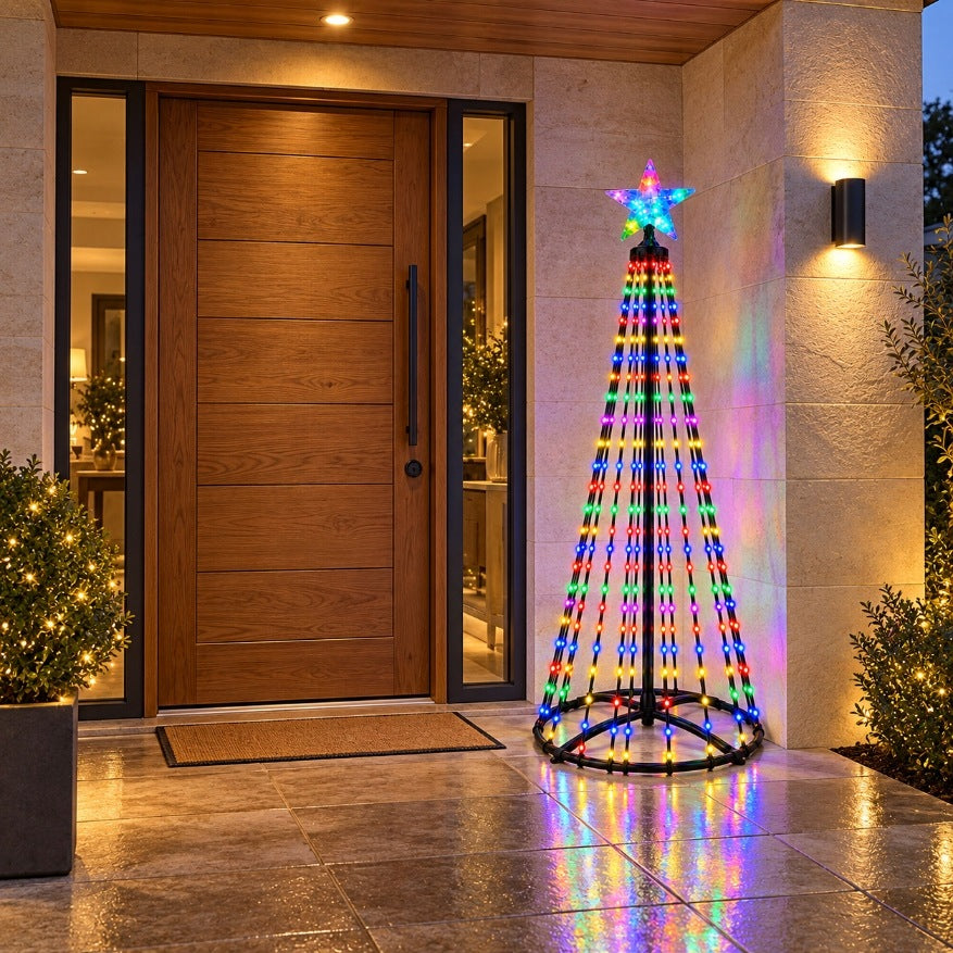Magic Christmas Tree LED 180cm 252 LED RGB Bluetooth USB-C APP Brand Ecolight