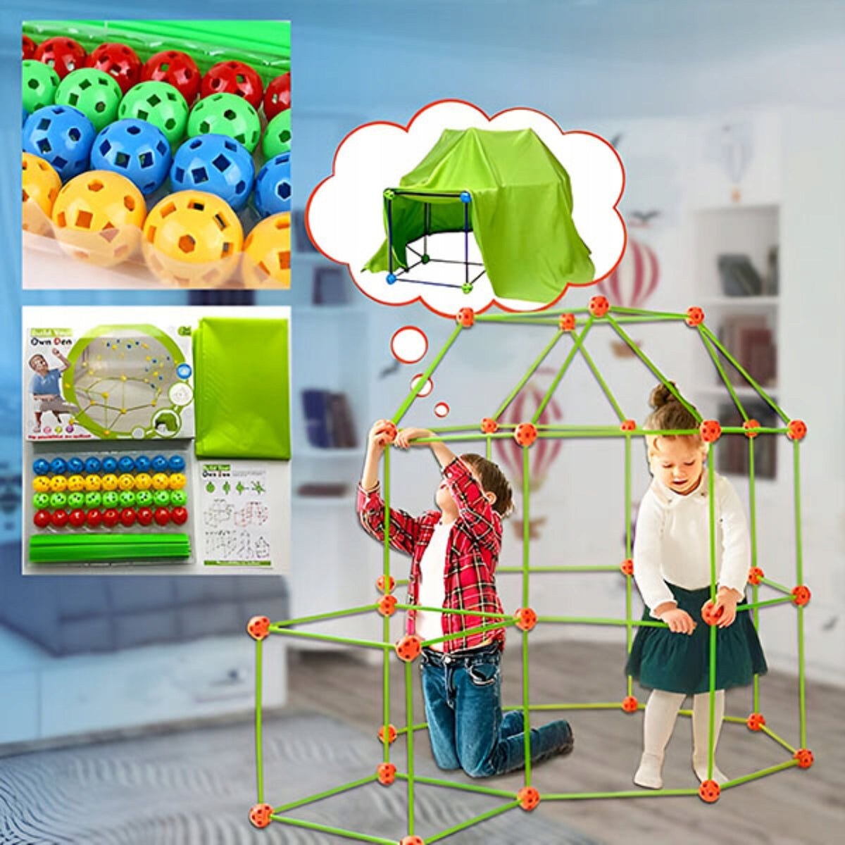 Magic Fort/Base Building Kit 3D 87 Manufacturer code ElizkaToys