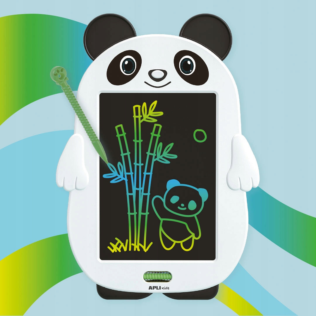 Magic LCD tablet for children to draw, write Apli Kids - Panda Packaging status original