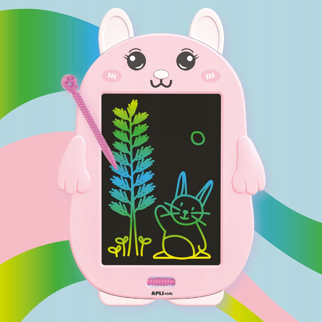 Magic LCD tablet for children to draw, write Apli Kids - Rabbit Packaging status original