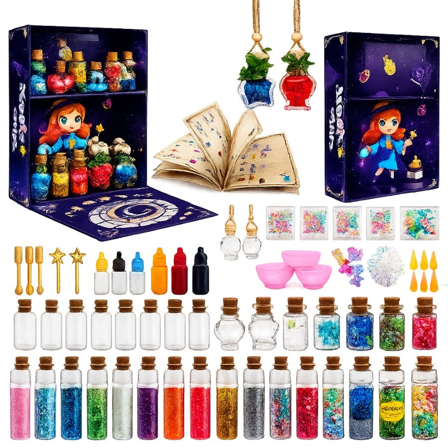 Magic Potions Making Kit 22 Elixirs Glow-in-the-Dark DIY Manufacturer code Zestaw kreatywny Małego Czarodzieja