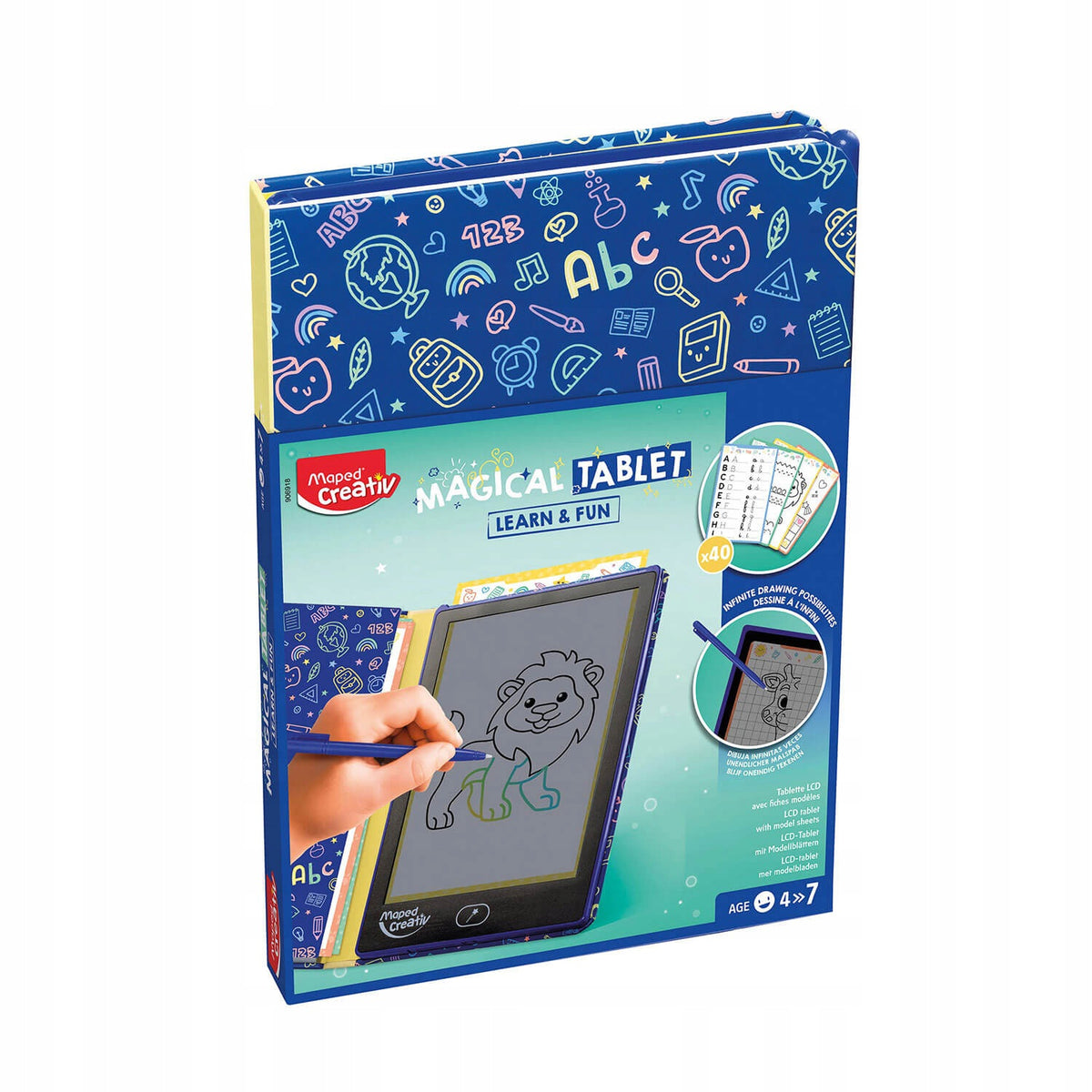Magic tablet magic drawing board Learn and Fun 8,5 inch
