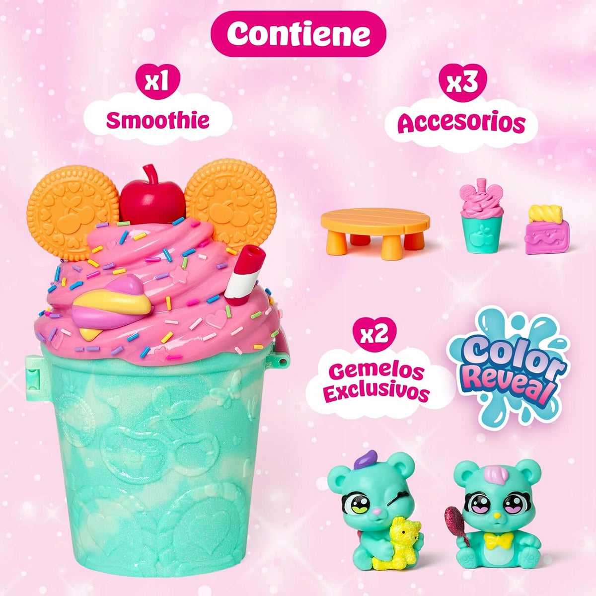 MagicBox - Cherry Pets - Smoothie Fun Park Bear Twins Manufacturer code PCPSP106IN20