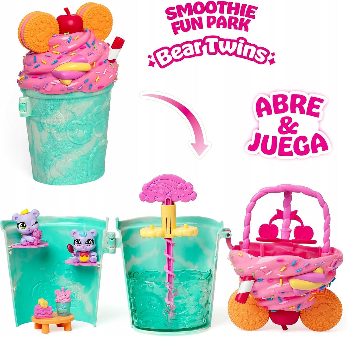 MagicBox - Cherry Pets - Smoothie Fun Park Bear Twins Packaging status original