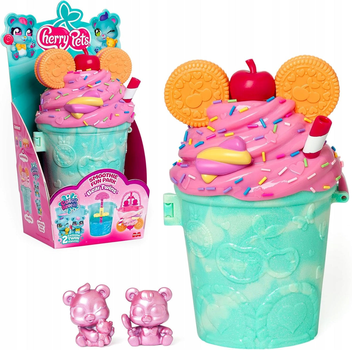 MagicBox - Cherry Pets - Smoothie Fun Park Bear Twins