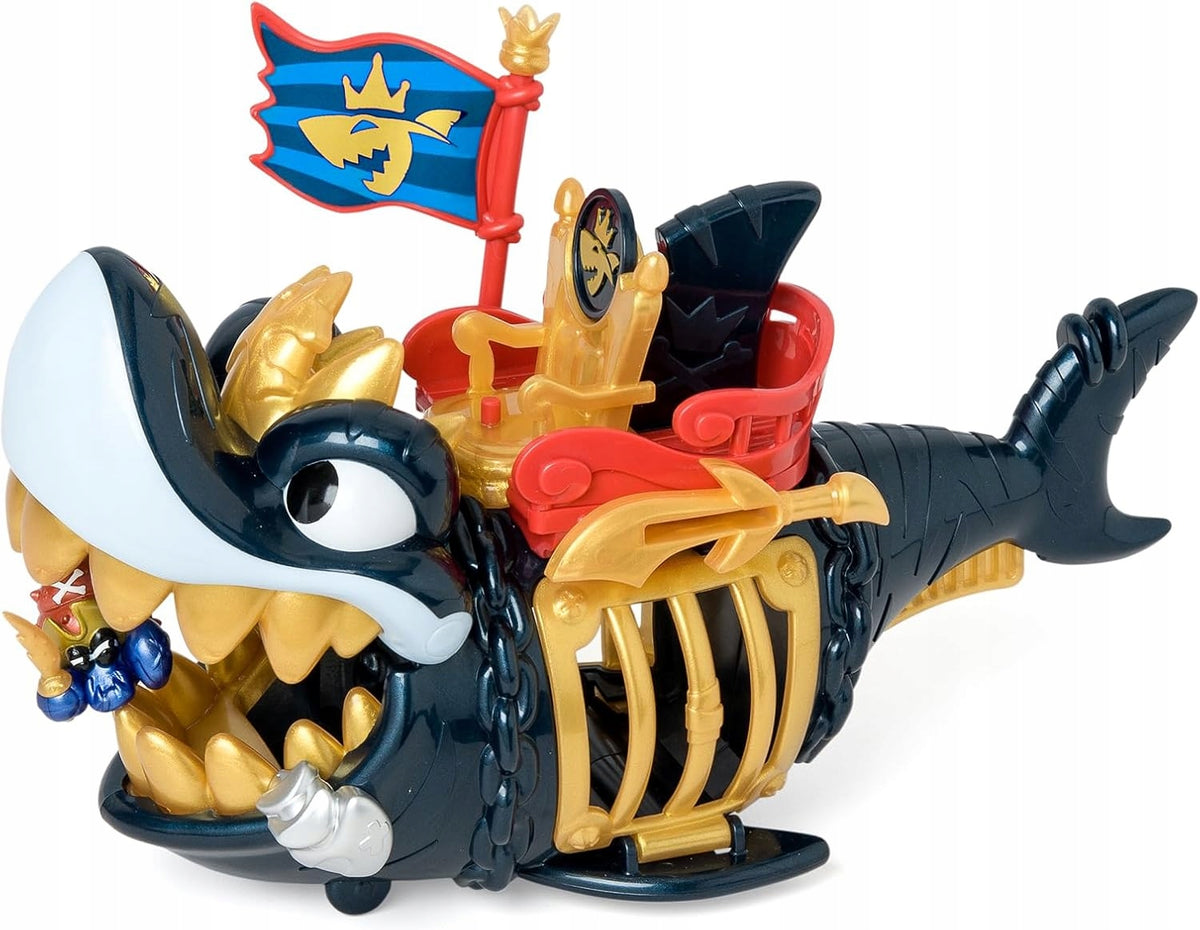 MagicBox - PIRATIX King Shark - Golden Teeth – Shark with cage Product type action figure