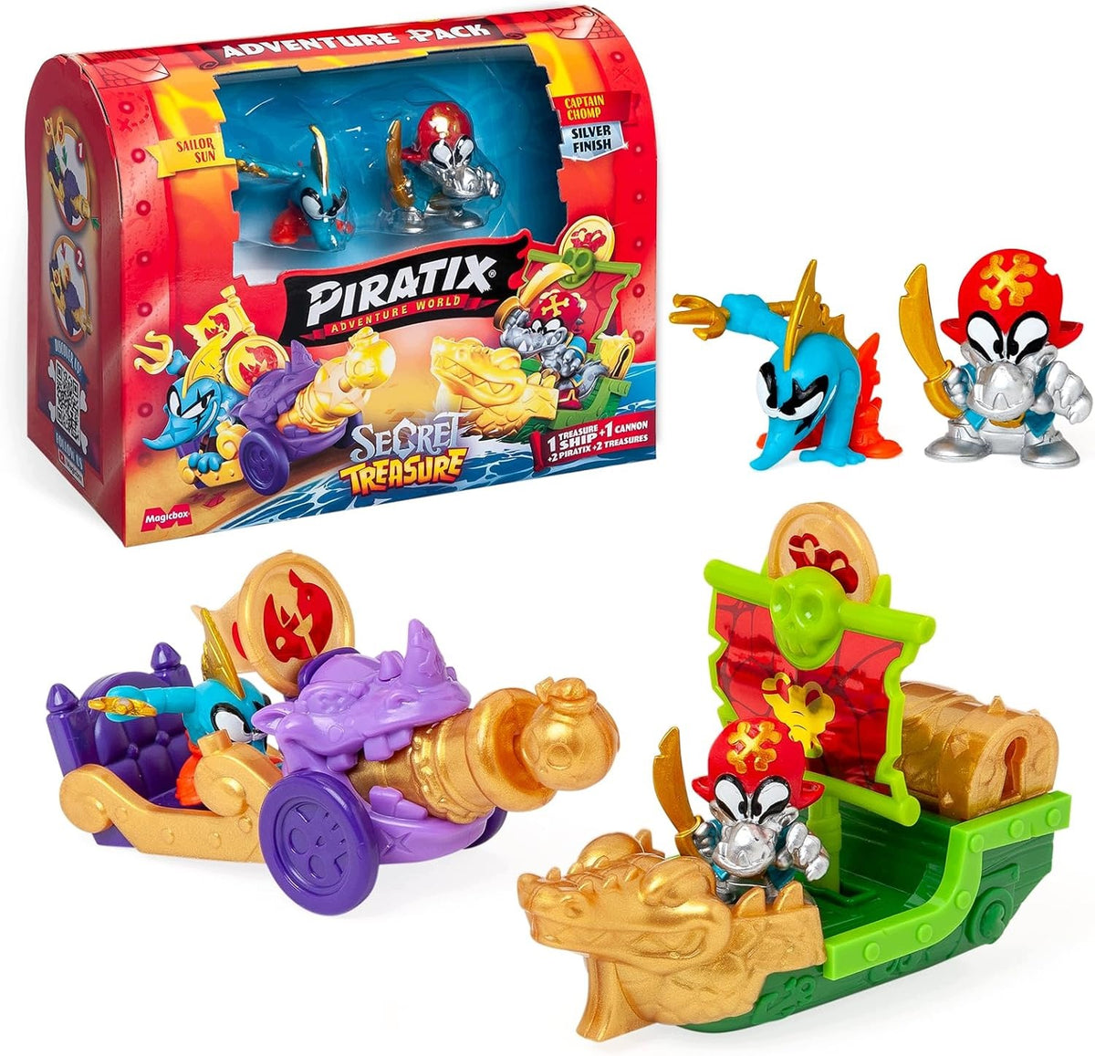 MagicBox - Piratix - Series 5 Secret Treasure - Adventure Pack Manufacturer code 051931