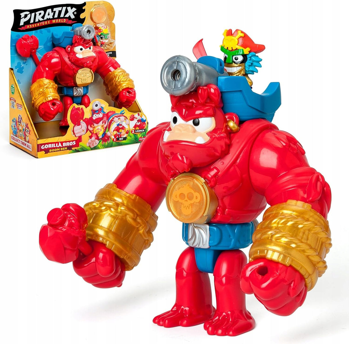 Magicbox Piratix Gorilla Bros Boom Ben Figures 4 el. EAN (GTIN) 8431618040843