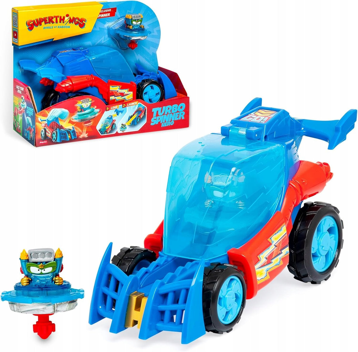 Magicbox Vehicle Turbo Spinner Hero Superthings blue Rivals of Kaboom