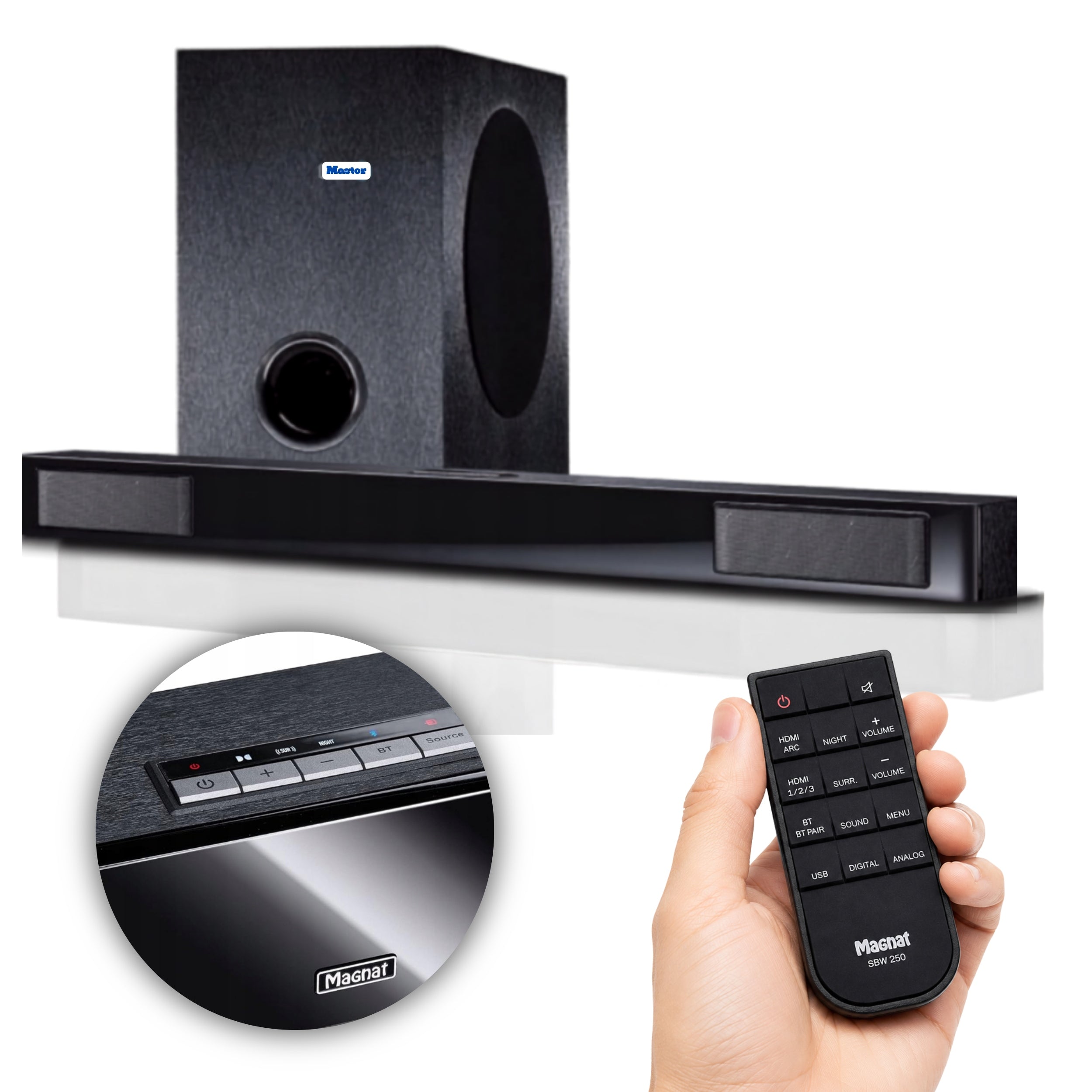 Magnat SBW 280 2.1 260W Bluetooth soundbar