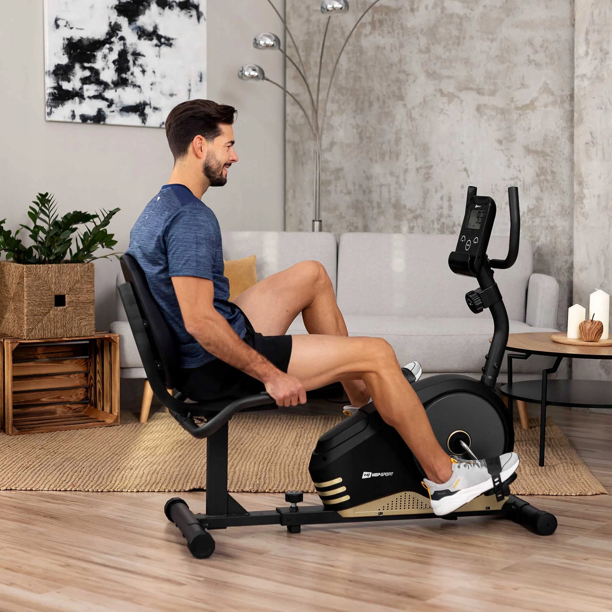 Magnetic Bike Horizontal with Pulse Training Bike Reclining Packaging status original