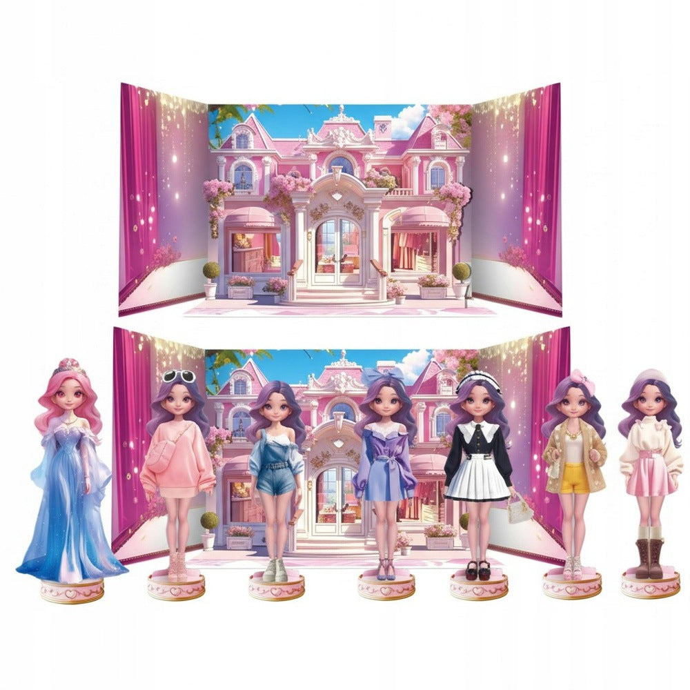 Magnetic Doll For Dressing Clothes Changing Room 3D Fashion For Kids Brand NORIMPEX