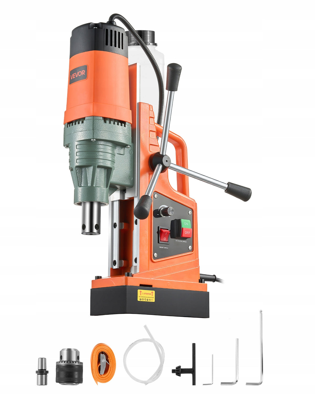Magnetic Drilling Machine 1550W 0–550 RPM Efficient Magnetic Base
